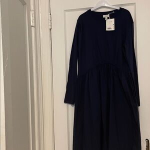 COS Deep Blue Long Sleeve dress NWT
Sz M